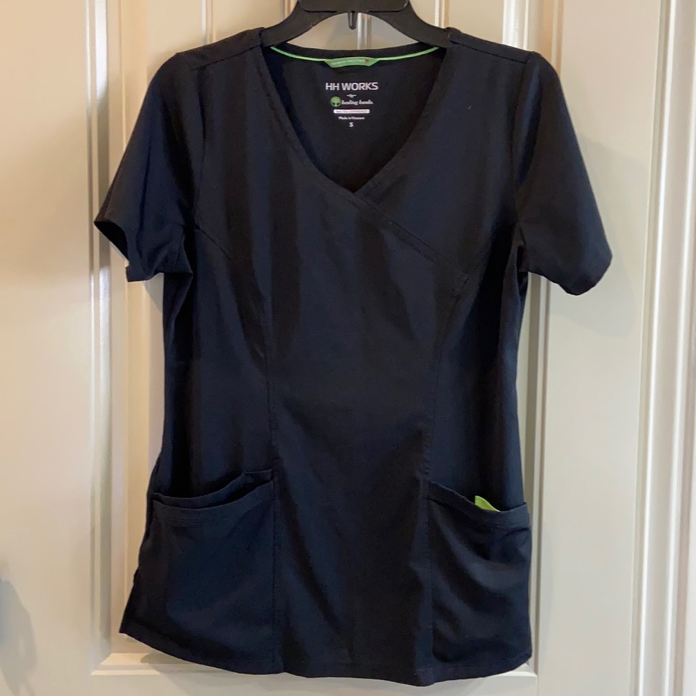 Scrub Top by HH Works Brand - Healing Hands. EUC!